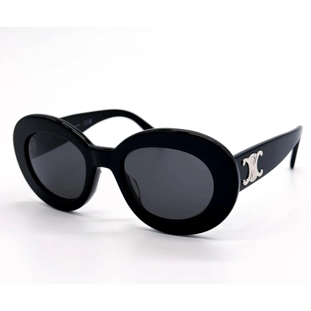 NWT Celine CL40312U-01A-53 Black 53mm Sunglasses - Picture 2 of 5